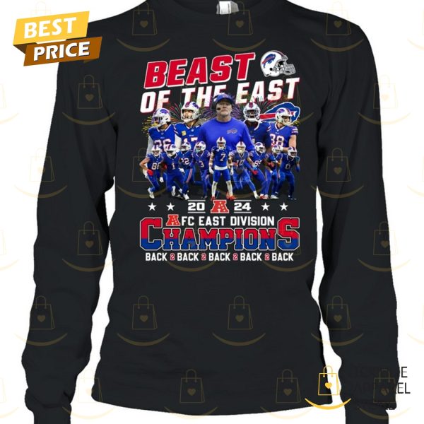 Beast Of The East 2024 AFC East Division Champions Buffalo Bills Unisex T-Shirt