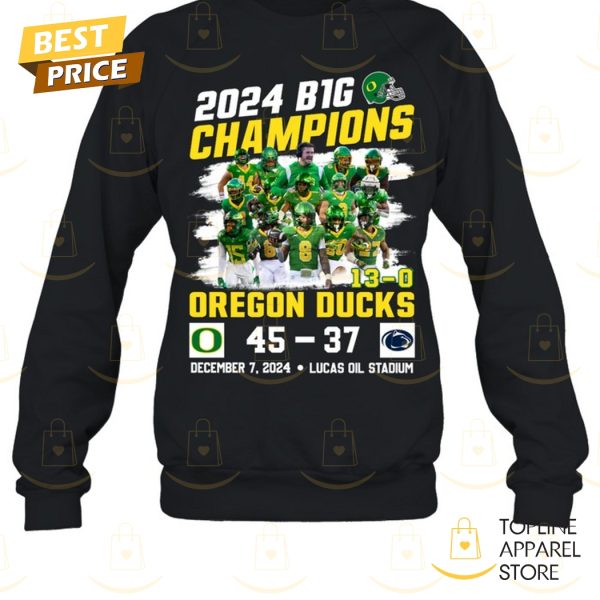 2024 Big 10 Champion Oregon Ducks Unisex T-Shirt