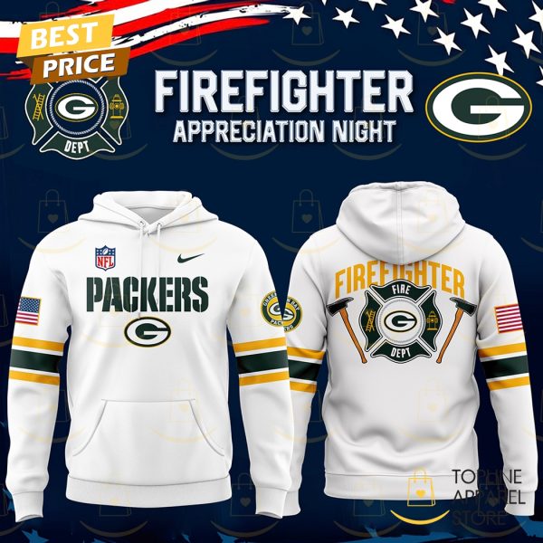 Green Bay Packers x 2024 Firefighter Appreciation Night Hoodie