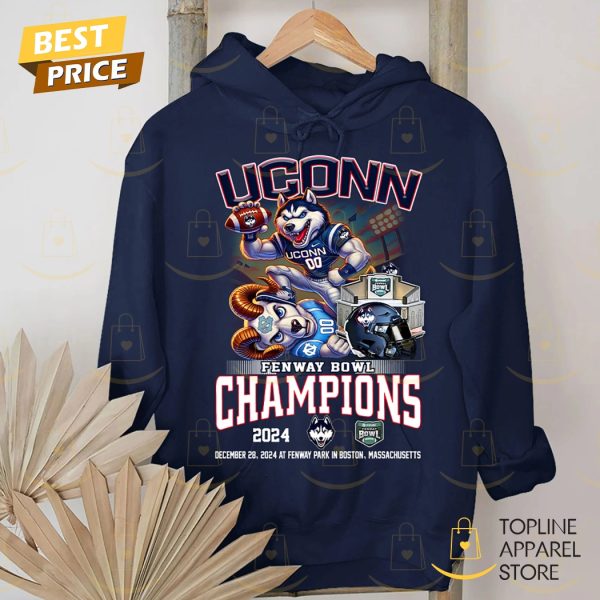 UConn Huskies Fenway Bowl Champions Unisex T-Shirt