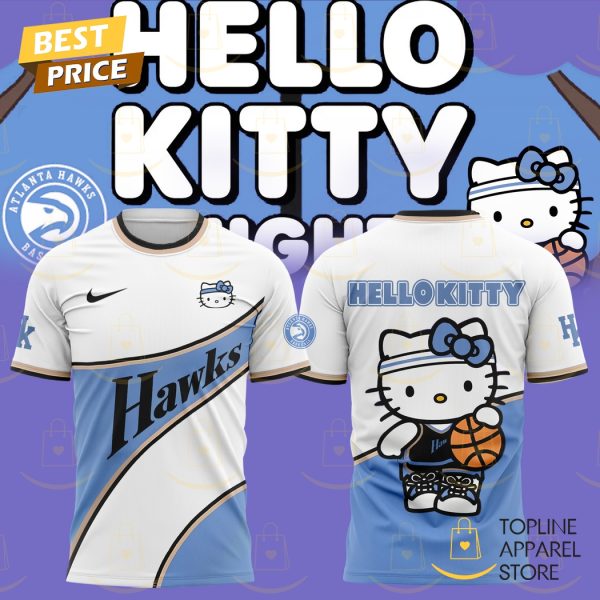 Atlanta Hawks Basketball x Hello Kitty 3D T-Shirt