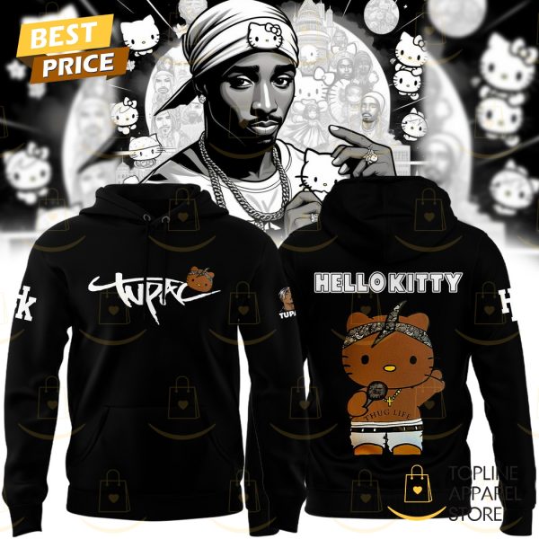 Hello Kitty x Tupac Shakur Black Hoodie