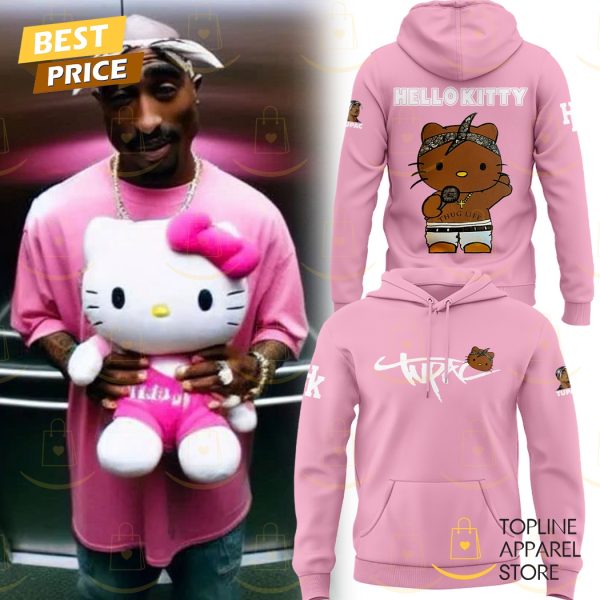 Hello Kitty x Tupac Shakur Pink Hoodie