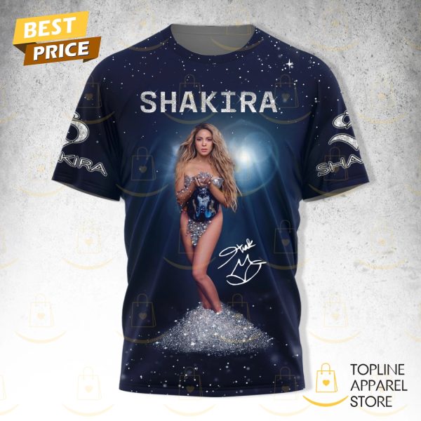 Shakira North America Tour Signature 3D T-Shirt