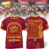 Iowa Hawkeyes Transperfect Music City Bowl Champions 2024 3D T-Shirt