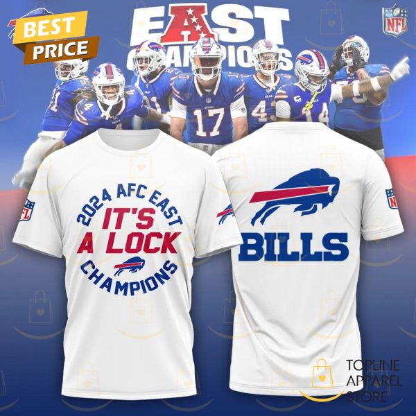 Its A Lock 2024 AFC East Champions Buffalo Bills 3D T-Shirt