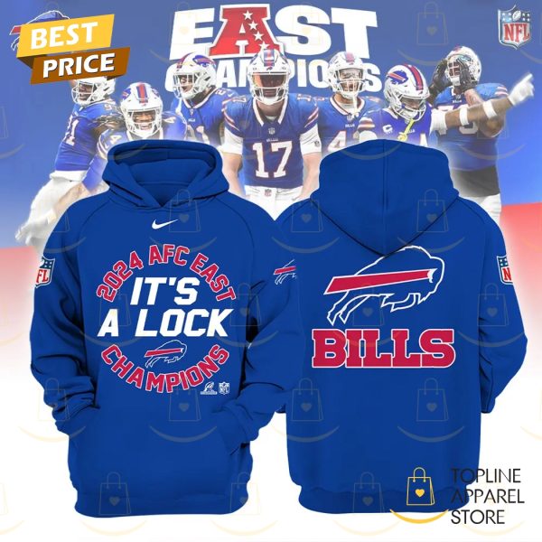 Its A Lock 2024 AFC East Champions Buffalo Bills Hoodie