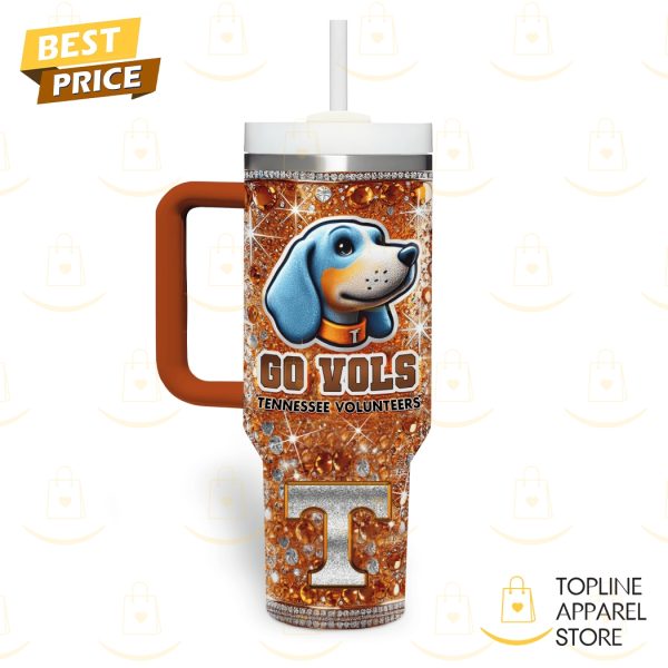 Tennessee Volunteers Go Vols Rocky Top Tumbler With Handle And Straw