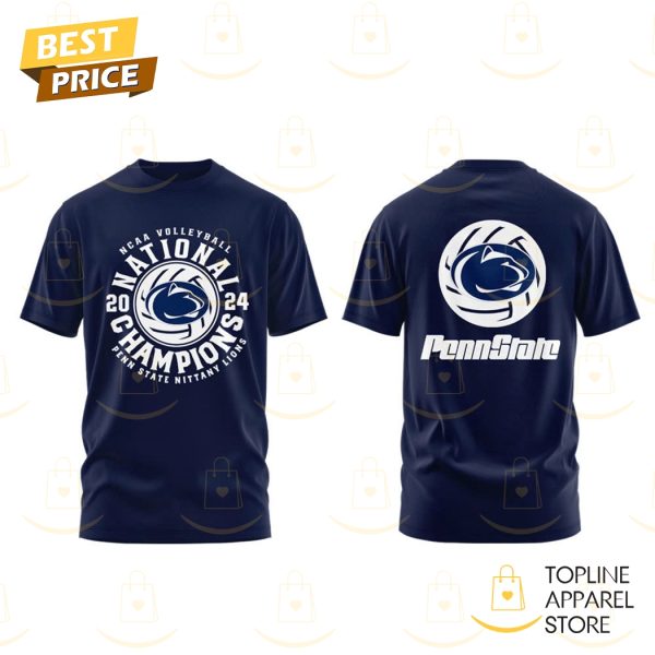 Penn State Nittany Lions Women Volleyball 8 Time National Champions 2024 3D T-Shirt