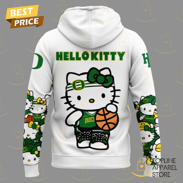 Oregon Ducks Women Basketball x Hello Kitty Hoodie