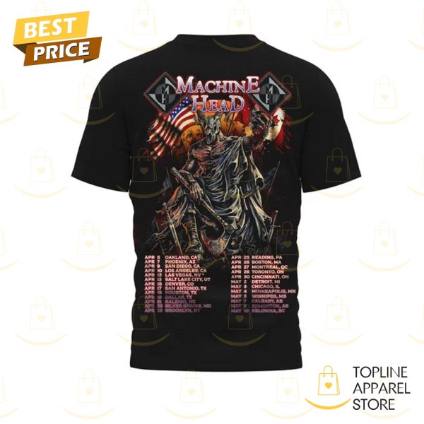 Machine Head Band Tour 3D T-Shirt