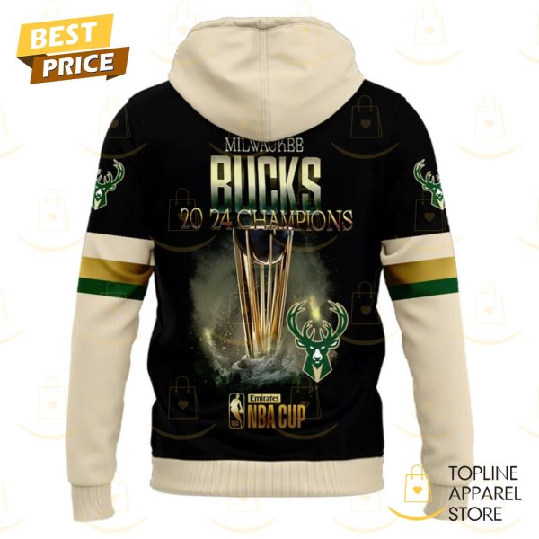 Milwaukee Bucks NBA Emirates CUP Champions Hoodie