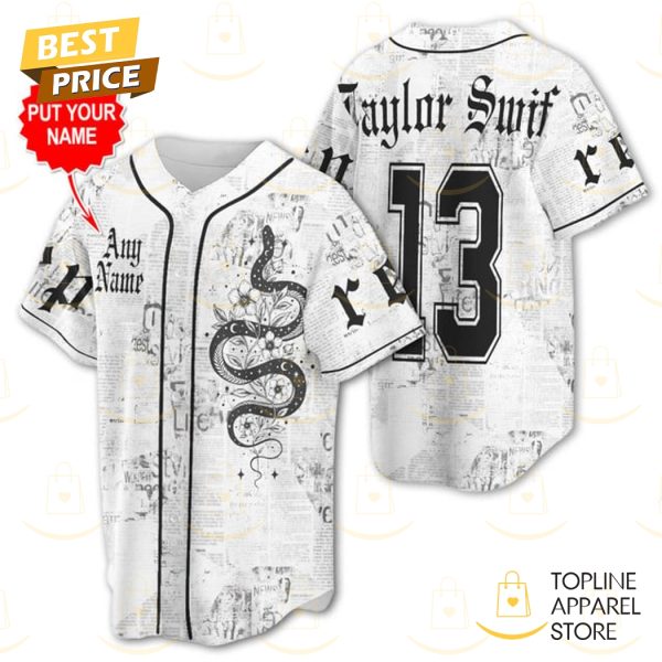 Personalized Taylor Swift Design Baseball Jersey