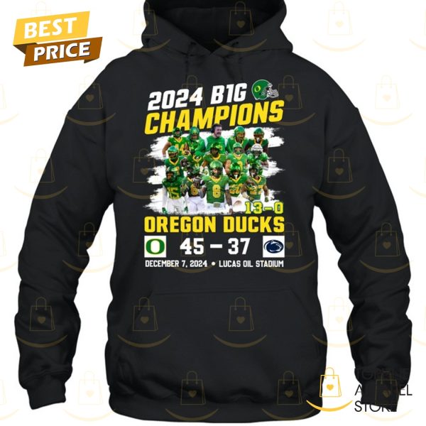 2024 Big 10 Champion Oregon Ducks Unisex T-Shirt