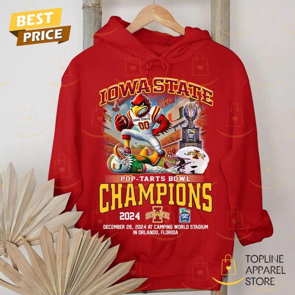 Iowa State Cyclones Pop-Tarts Bowl Champions 2024 Unisex T-Shirt