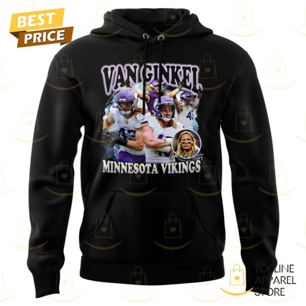 Minnesota Vikings Andrew Van Ginkel Signature Hoodie