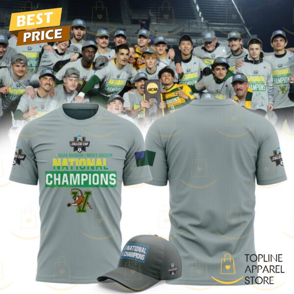 Vermont Catamounts NCAA Men Soccer Champions 3D T-Shirt