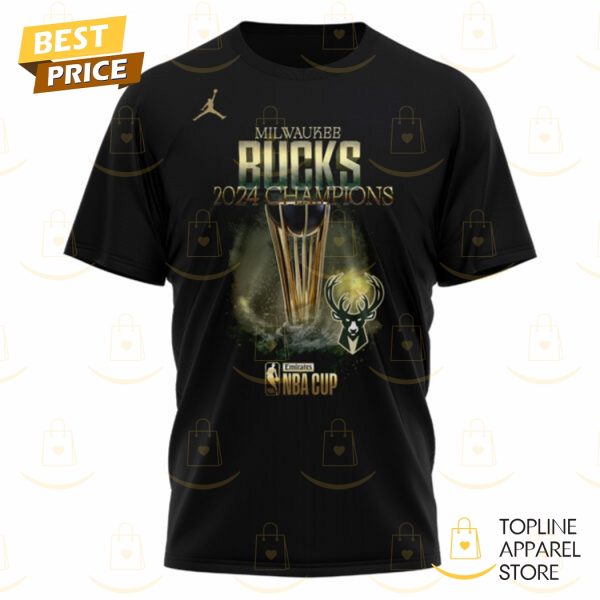 2024 Milwaukee Bucks NBA In Season Tournament Champions Unisex T-Shirt