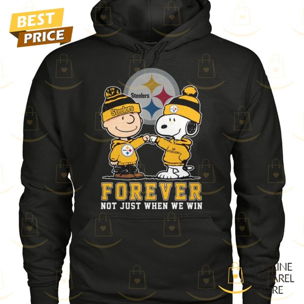 Pittsburgh Steelers x Snoopy Forever Not Just When We Win Unisex T-Shirt