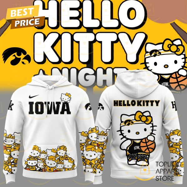 Iowa Hawkeyes Women Basketball x Hello Kitty Hoodie