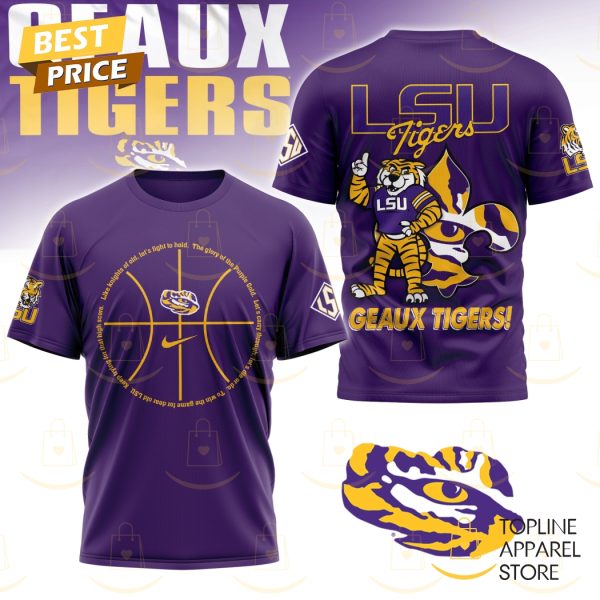 LSU Tigers Geaux Tigers 3D T-Shirt