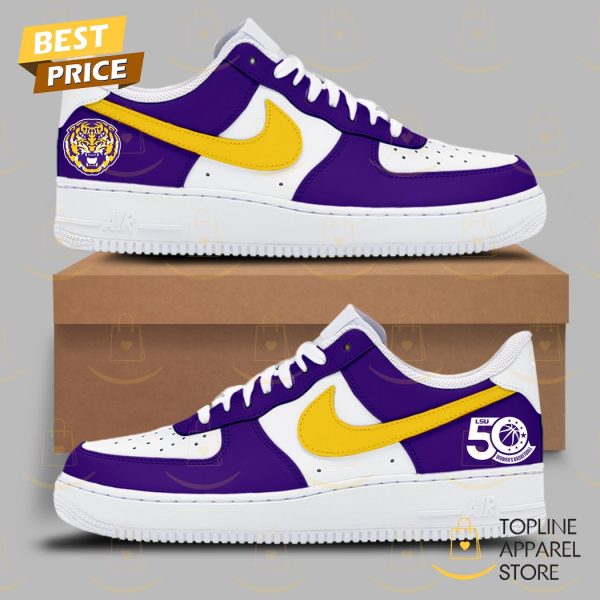 LSU Tigers Women Basketball Logo 50 Year Air Force 1