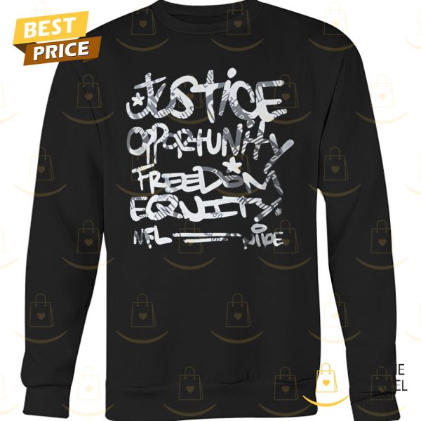 Justice Opportunity Equity Freedom Unisex T-Shirt