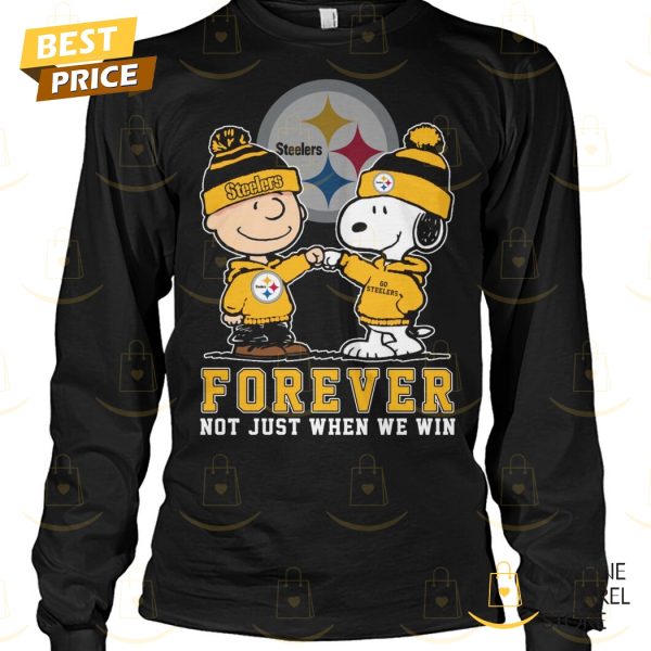 Pittsburgh Steelers x Snoopy Forever Not Just When We Win Unisex T-Shirt