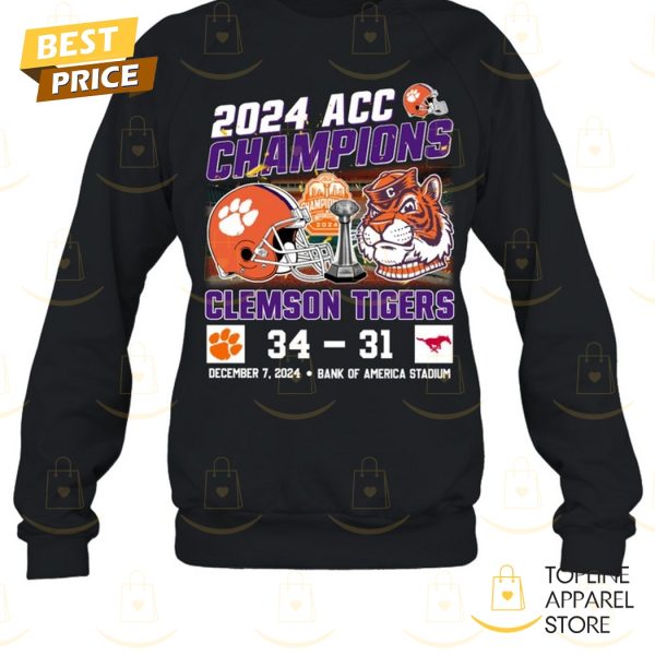 2024 ACC Champions Clemson Tigers Unisex T-Shirt