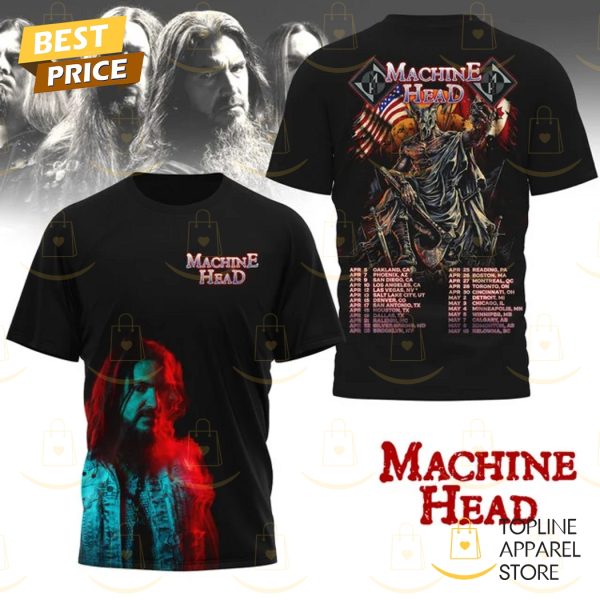 Machine Head Band Tour 3D T-Shirt