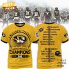 Iowa State Cyclones Pop-Tarts Bowl Champions 2024 3D T-Shirt