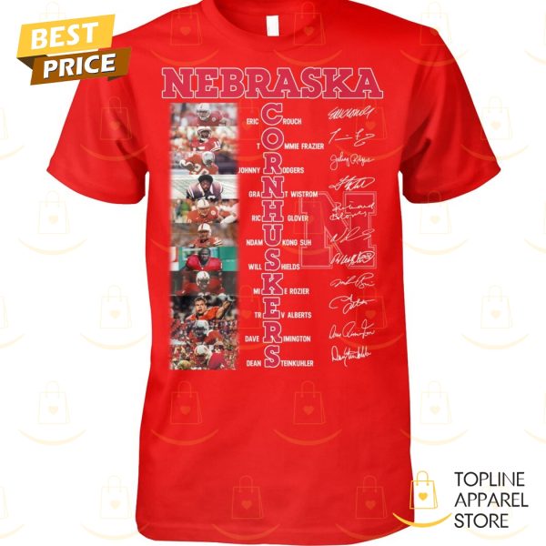 Nebraska Cornhuskers Football Signature Unisex T-Shirt