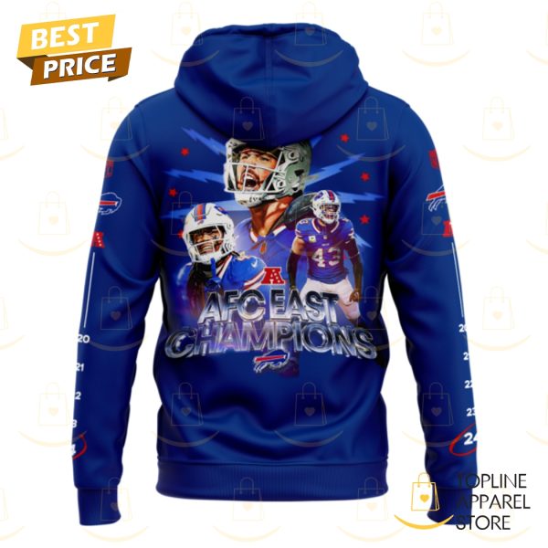 2024 Buffalo Bills AFC East Division Champions Hoodie – Blue