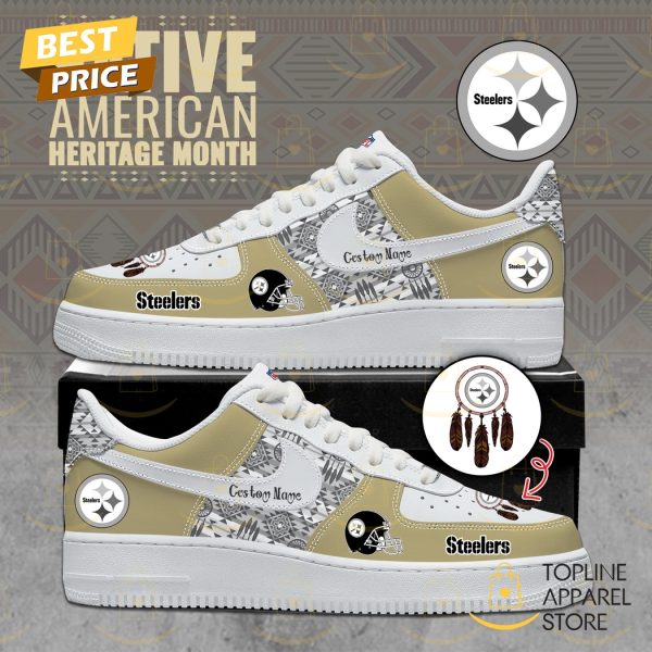 Personalized Pittsburgh Steelers Native American Air Force 1