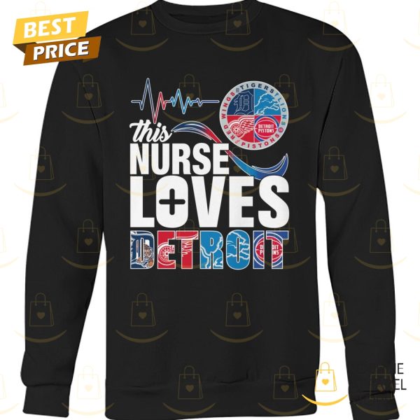 This Nurse Loves Detroit Unisex T-Shirt