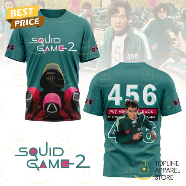 Squid Game 2 456 3D T-Shirt