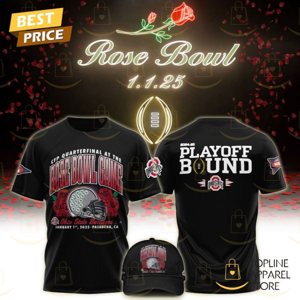 Ohio State Buckeyes Rose Bowl Game 3D T-Shirt