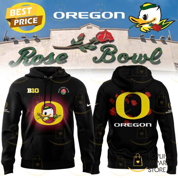 Oregon Ducks Football 2024 Rose Bowl Game Hoodie