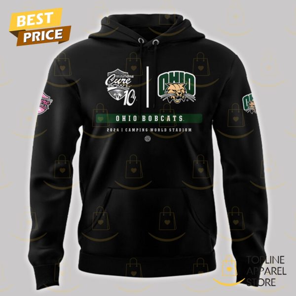 2024 StaffDNA Cure Bowl Champions Ohio Bobcats Hoodie – Black