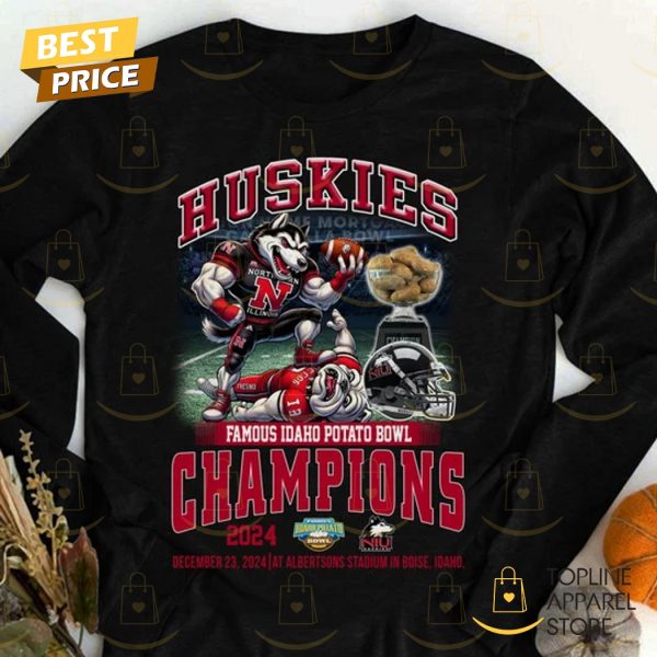 Northern Illinois Huskies Famous Idaho Potato Bowl Champions 2024 Unisex T-Shirt