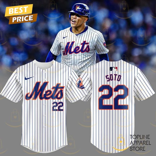 New York Mets Juan Soto 22 Baseball Jersey