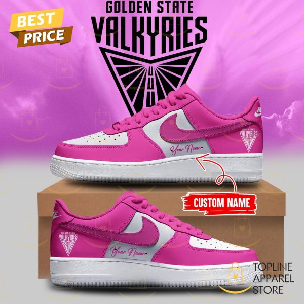 Personalized Love Golden State Pink Air Force 1