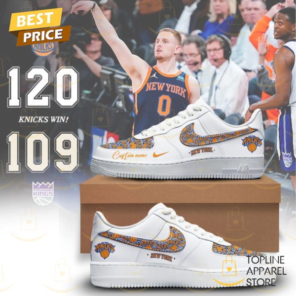 Personalized New York Knicks Logo Air Force 1