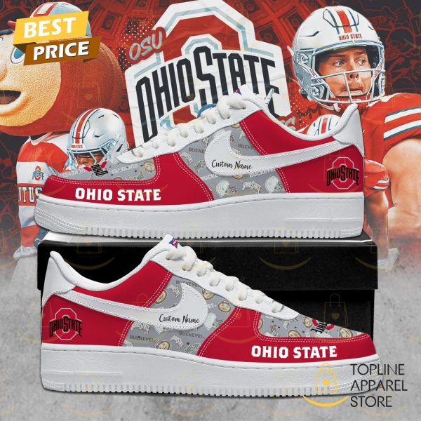 Personalized Ohio State Buckeyes Football Air Force 1