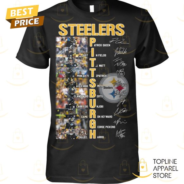 Pittsburgh Steelers Logo Signature Unisex T-Shirt