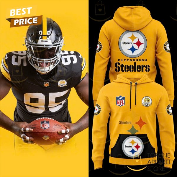 Pittsburgh Steelers Throwback 50th Anniversary Super Bowl Design Hoodie – Gold