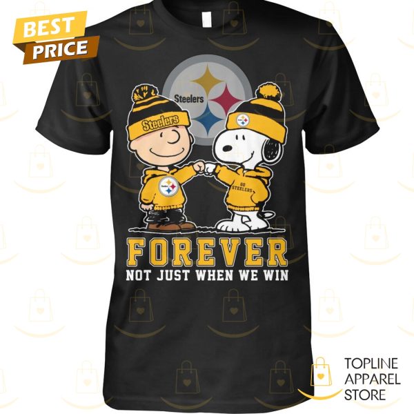 Pittsburgh Steelers x Snoopy Forever Not Just When We Win Unisex T-Shirt