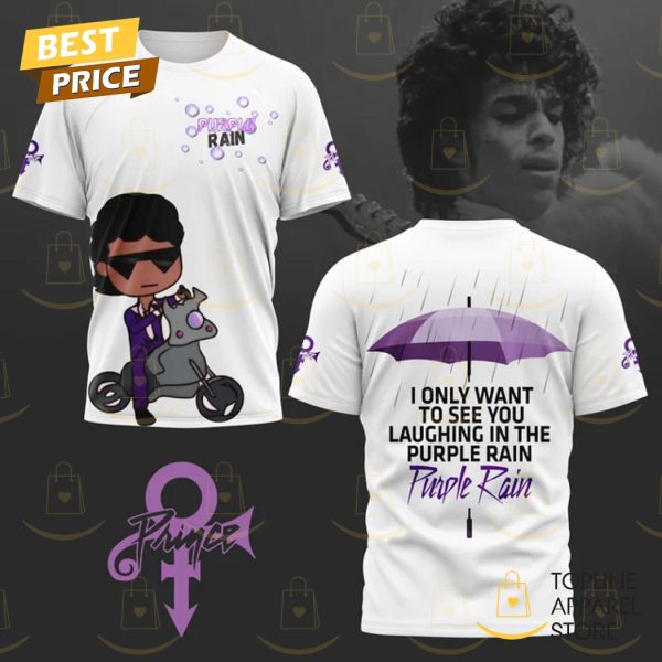 Prince – I Only Want To See You Laughing In The Purple Rain 3D T-Shirt