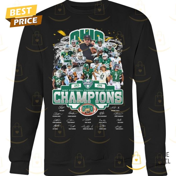 2024 Mac Champions Ohio Bobcats Signature Unisex T-Shirt