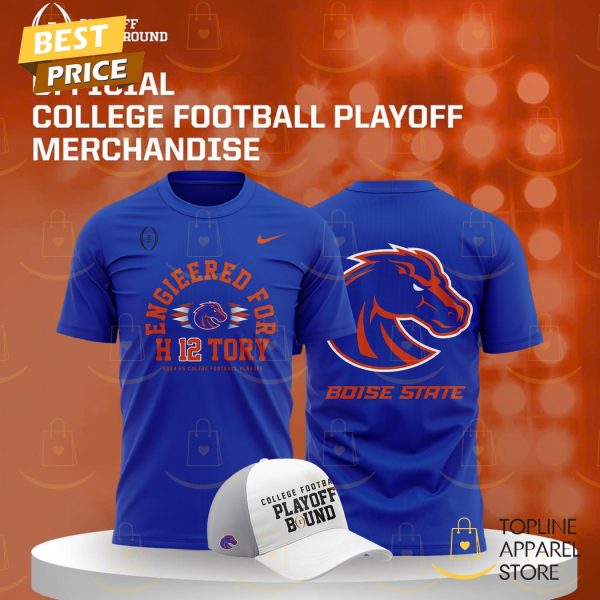 Boise State Broncos 2024 College Football Playoff H 12 Tory 3D T-Shirt